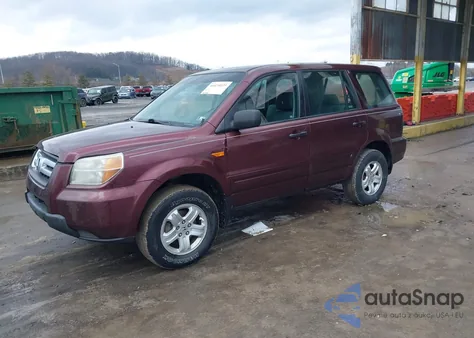 2007 Honda Pilot Lx z USA, uszkodzony, nr VIN 5FNYF18107B007045